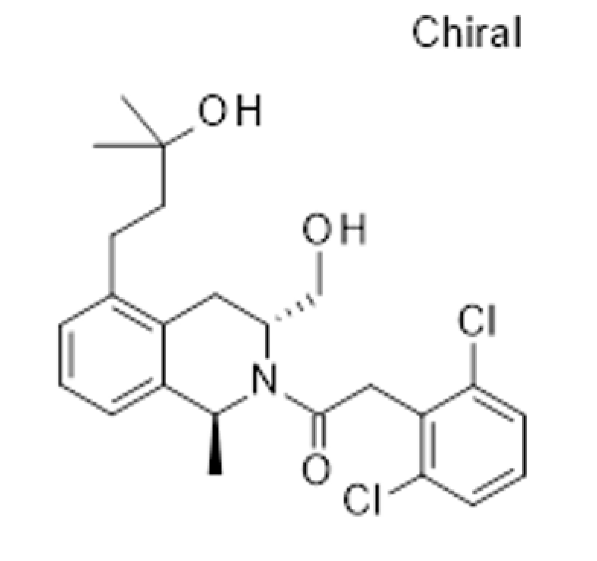 drawing of BACE I molecule