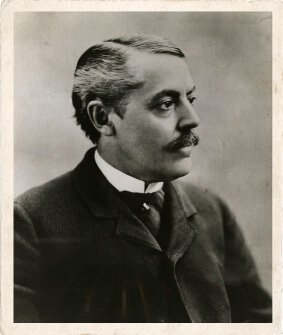 Sideview portrait of Colonel Eli Lilly